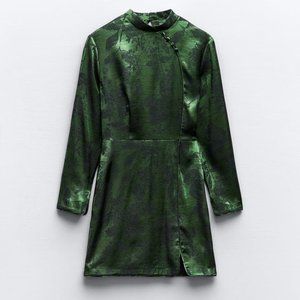 NEW ZARA mini dress size S Asian style